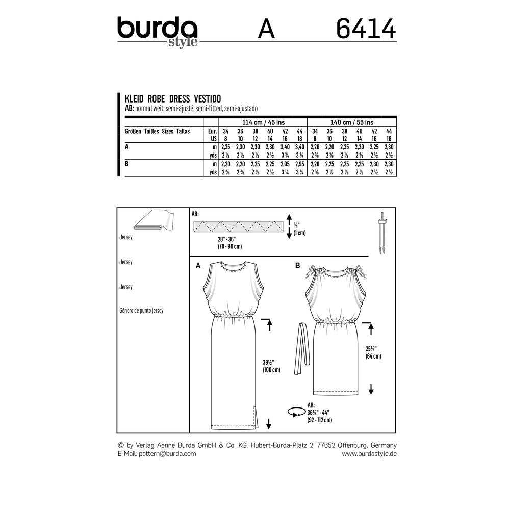 6414 - Burda Style - Crafty Mart