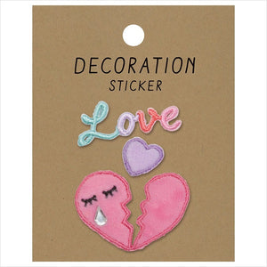 Sticker Bordado "Love" - Crafty Mart