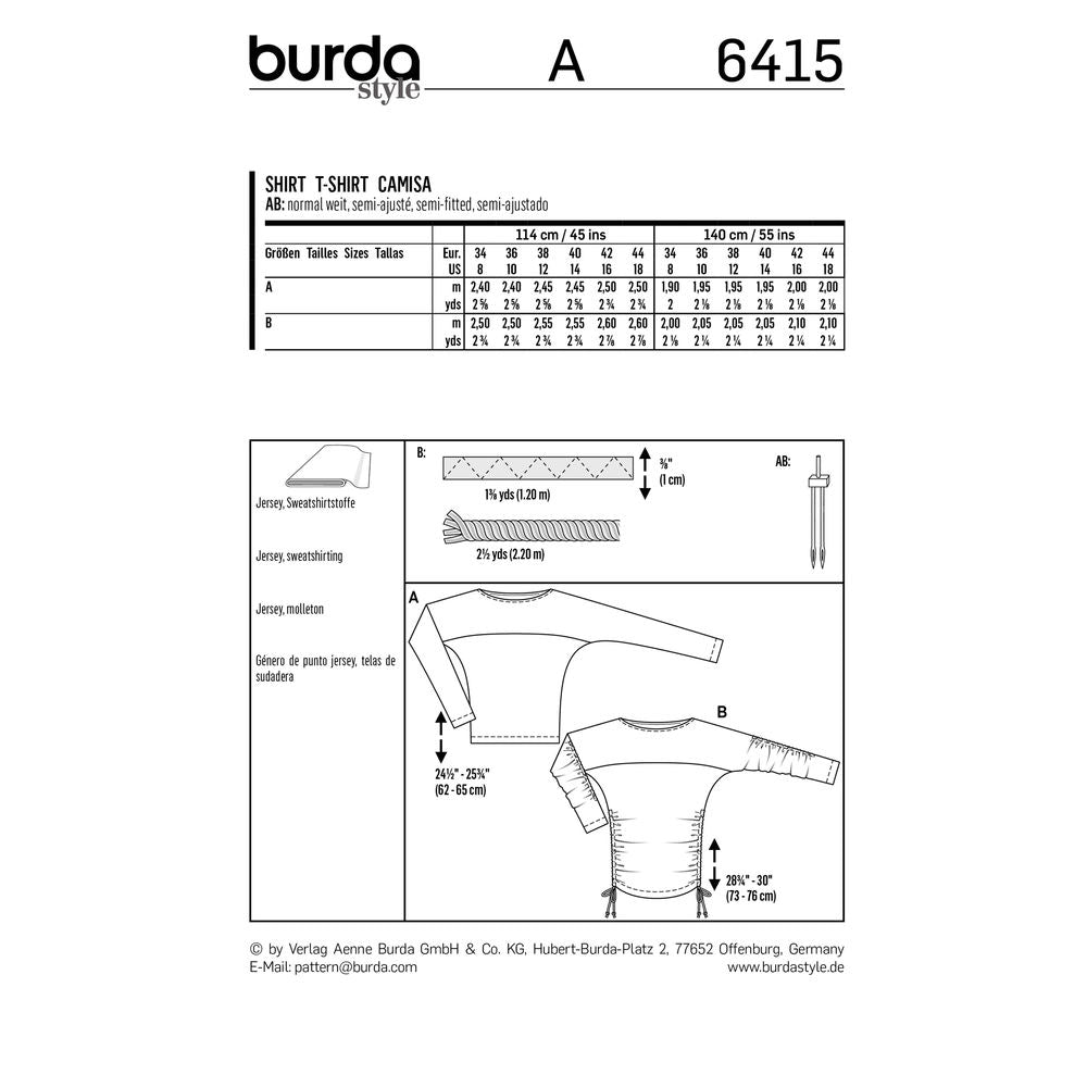 6415 - Burda Style - Crafty Mart
