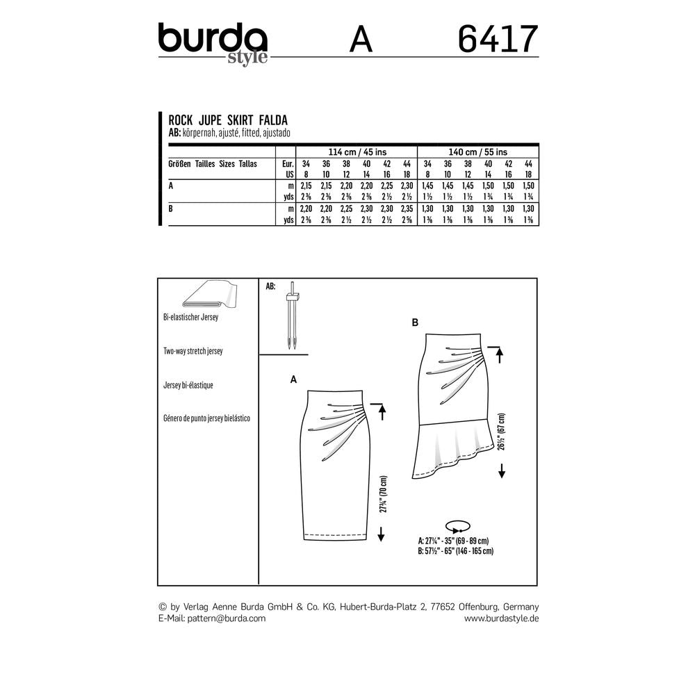 6417 - Burda Style - Crafty Mart