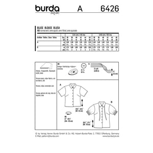 6426 - Burda Style - Crafty Mart