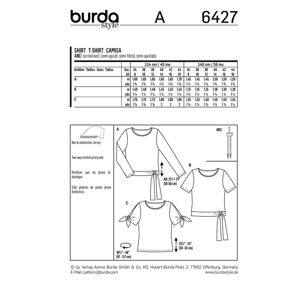 6427 - Burda Style - Crafty Mart