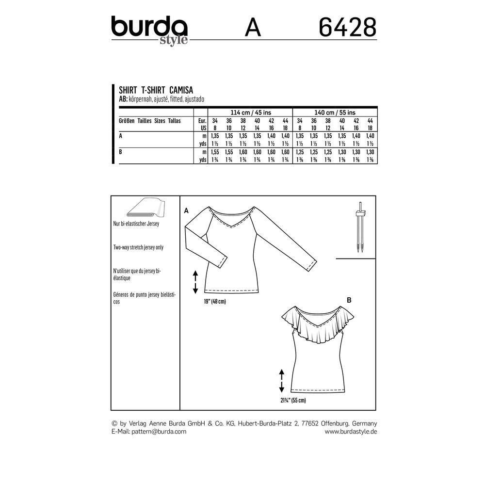 6428 - Burda Style - Crafty Mart