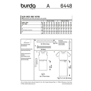 6448 - Burda Style - Crafty Mart