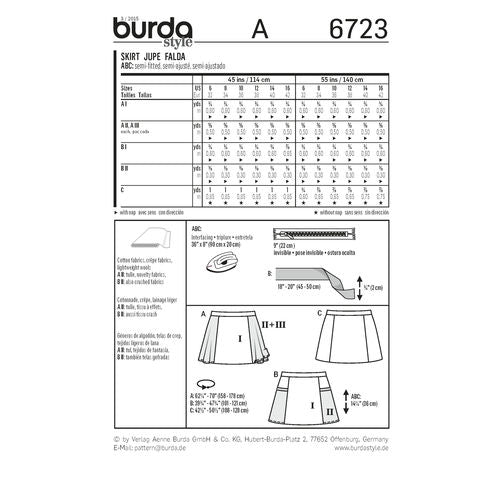 6723 - Burda Style - Crafty Mart