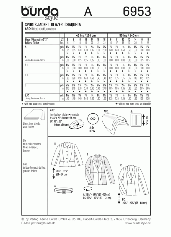 6953 - Burda Style - Crafty Mart