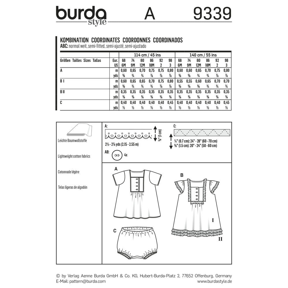 9339 - Burda Style - Crafty Mart