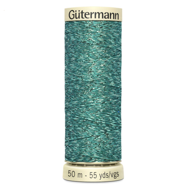 Hilo Gütermann Metalizado 50m (disponible en 4 colores) - Crafty Mart