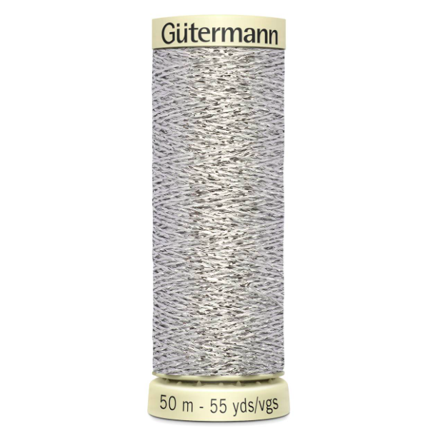 Hilo Gütermann Metalizado 50m (disponible en 4 colores) - Crafty Mart