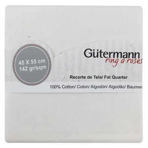 Fat Quarter 45x55cm de tela Gütermann Ring a Roses, Color Blanco - Crafty Mart