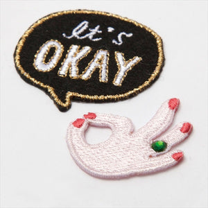 Sticker Bordado "It's Okay" - Crafty Mart