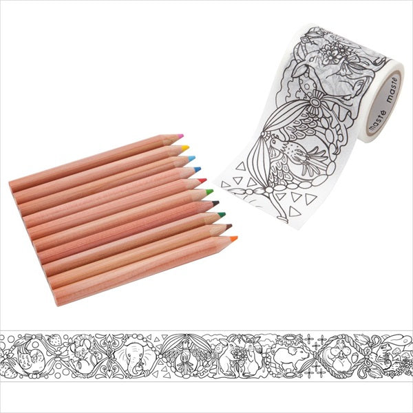 Cinta Adhesiva Coloreable, paquete con 10 colores #ZC03A - Crafty Mart