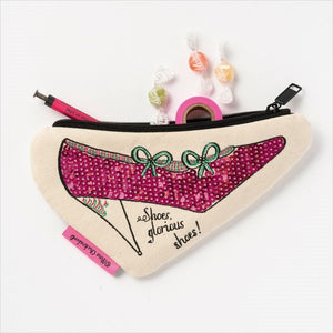 Bolsa Lapicera Modelo Nina "Shoes, Glorious Shoes" - Crafty Mart
